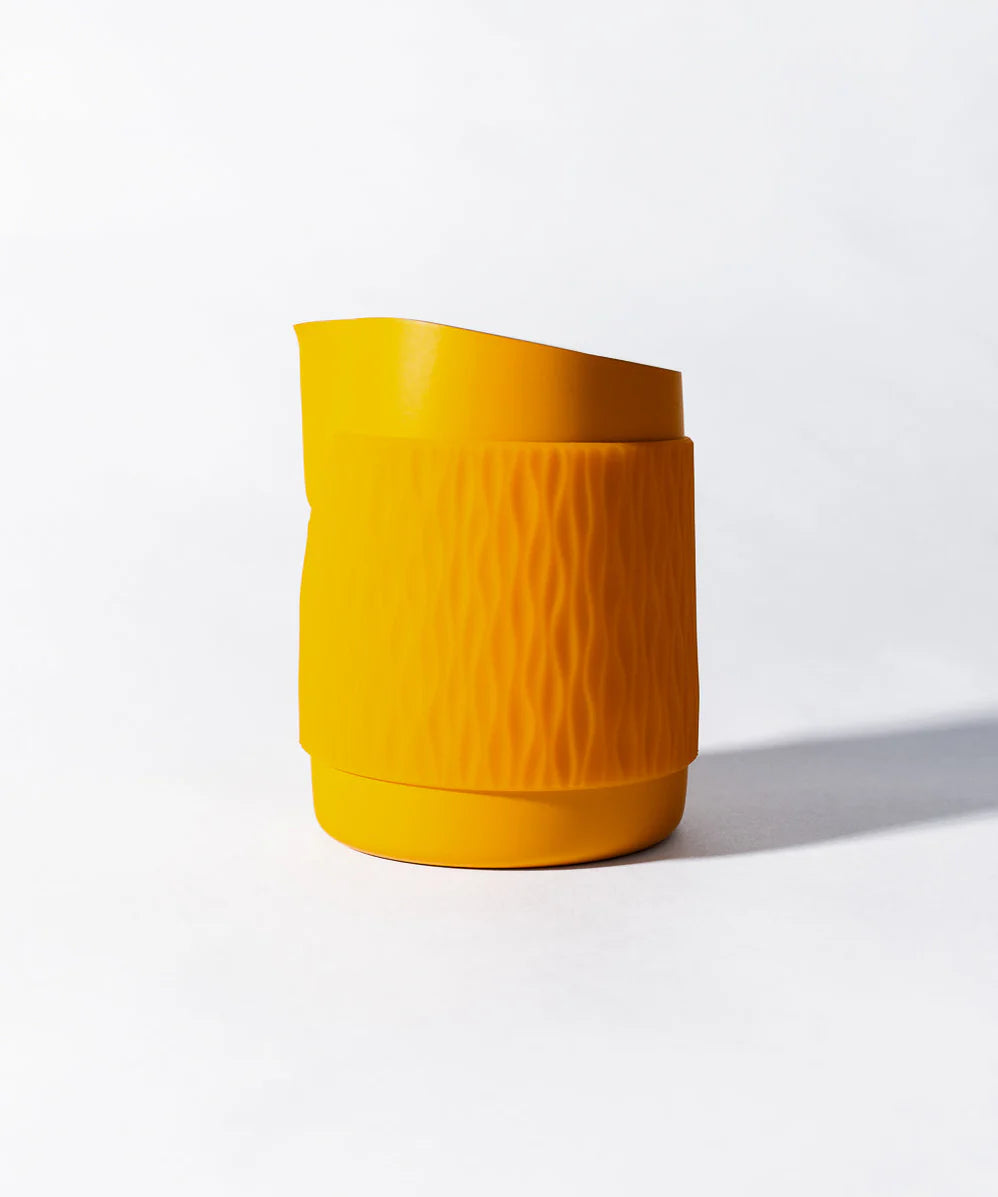 SLOW POUR SUPPLY® X WPM Monochrome Handleless Latte Art Pitcher
