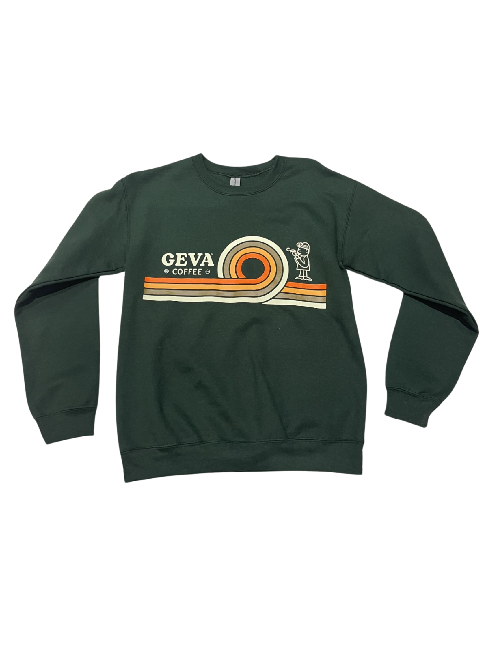 Forest Green Swirl Sweatshirt