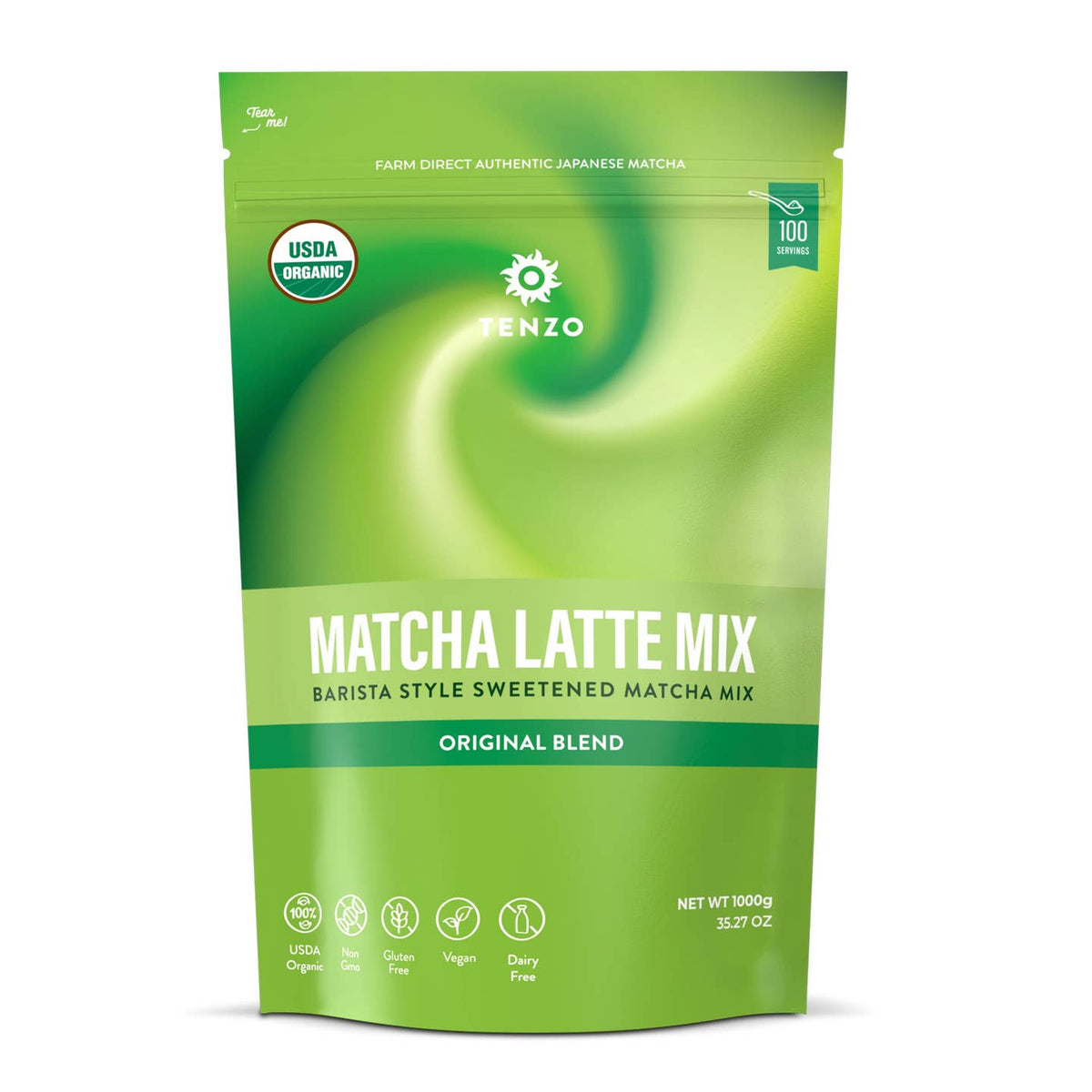 その他 MTC powder 300g Tenzo Matcha Latte Green Tea Powder