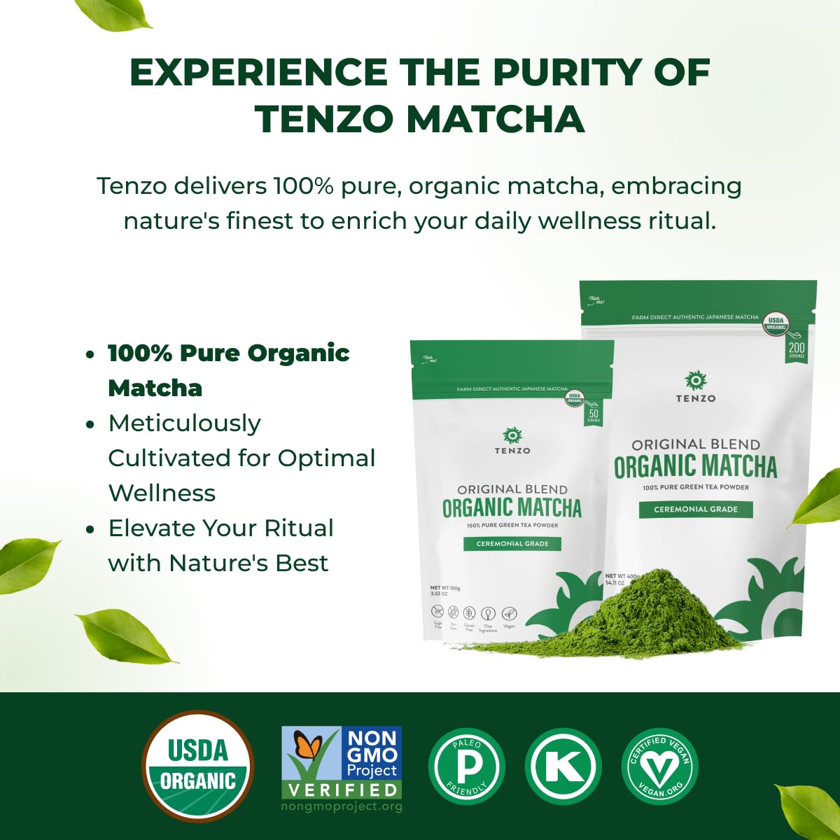 Tenzo Organic Ceremonial Matcha