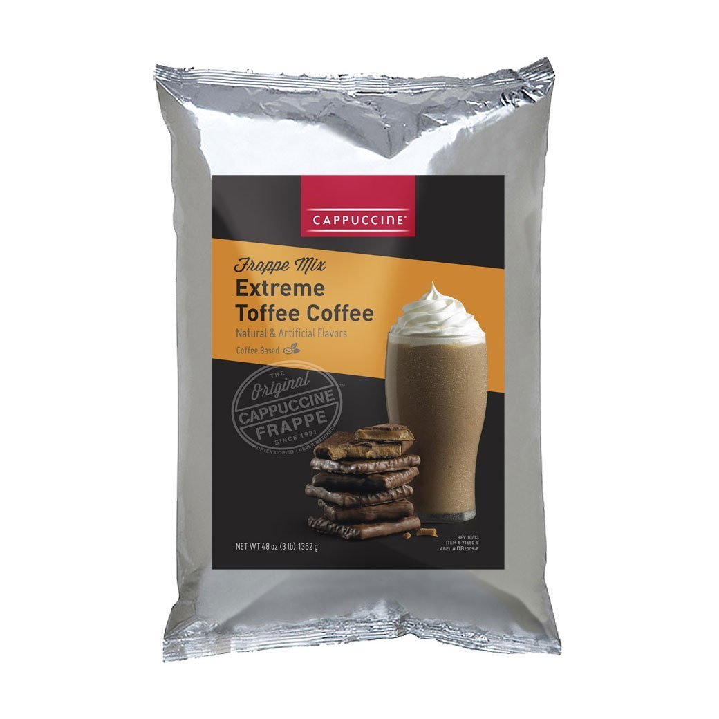 Cappuccine Extreme Toffee Coffee Mix – 3 lb. Bag