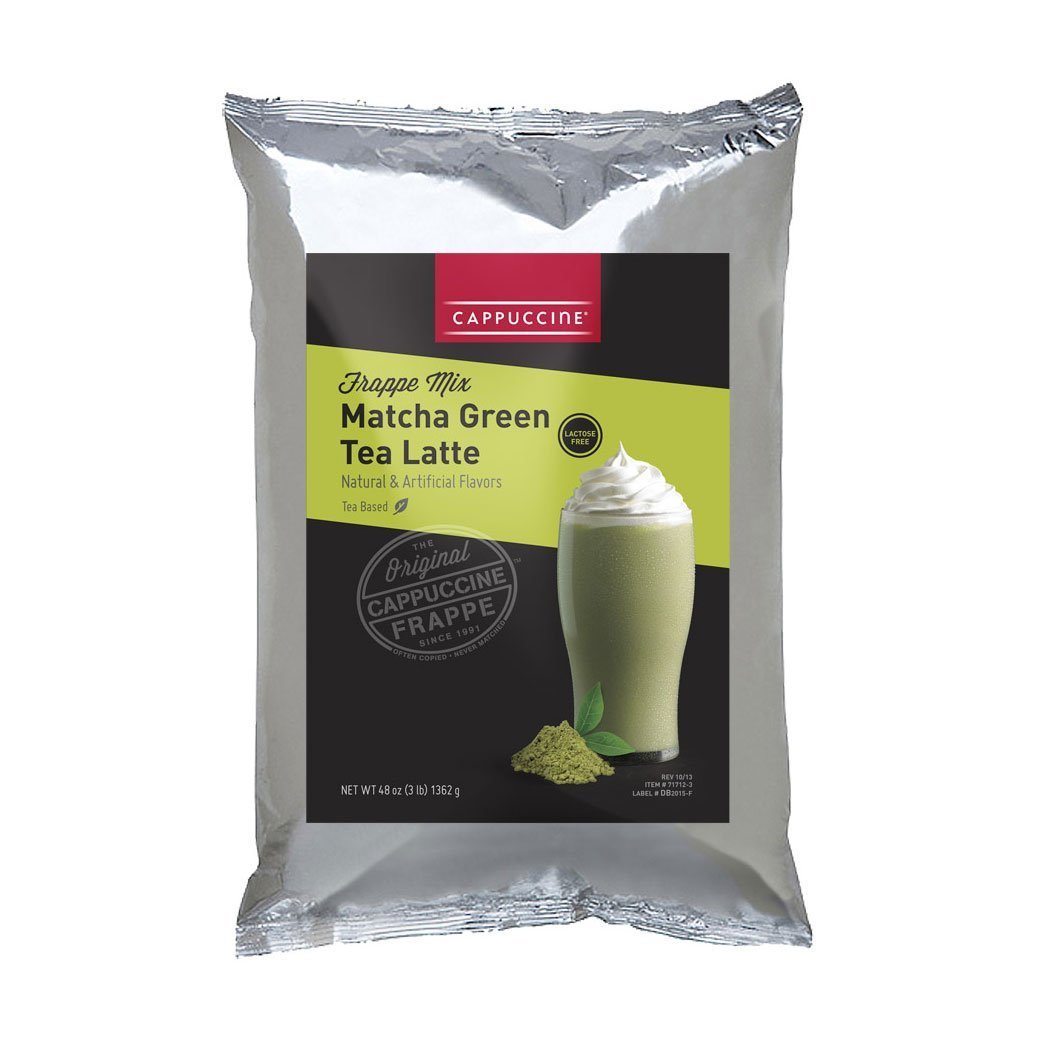 Cappuccine Matcha Green Tea Latte Mix – 3 lb. Bag