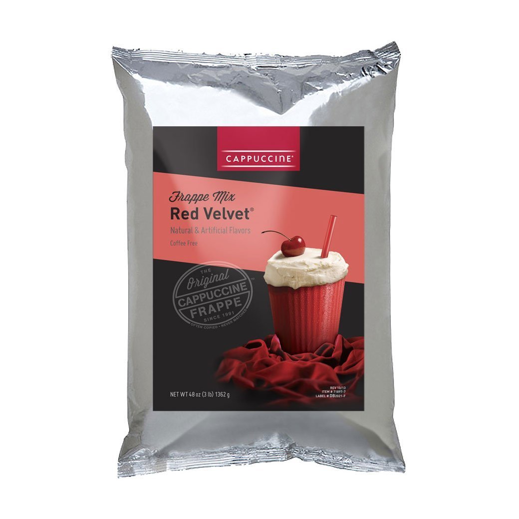 Cappuccine Red Velvet Frappe Mix – 3 lb. Bag
