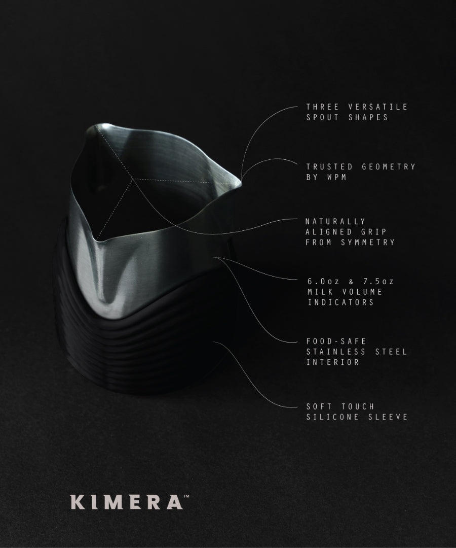 KIMERA Tri-spout handless pitcher by SLOW POUR SUPPLY