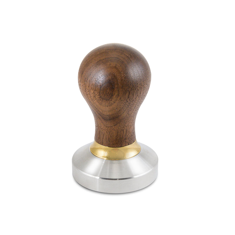 COMPRESSORE PROFESSIONAL ESPRESSO TAMP FLAT - WALNUT WOOD